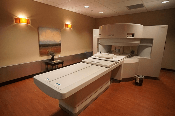 An open MRI unit